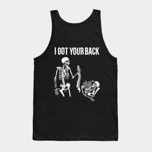 I Got Your Back Skeleton Halloween Costume Tank Top